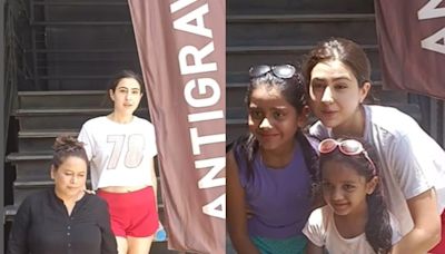 Sara Ali Khan Obliges Kids With Photos As She Gets Papped Outside Gym, Video Goes Viral - News18