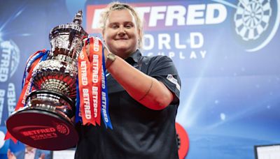 Women's World Matchplay: Beau Greaves proves too good for Fallon Sherrock as she retains title in Blackpool