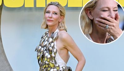 Cate Blanchett Suffers Wardrobe Malfunction at ‘Borderlands’ Premiere and Jamie Lee Curtis Helps Her