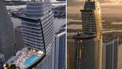 Así el edificio más alto de Miami: apartamentos de 56 millones de dólares