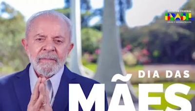 Lula traz vídeo de Dia das Mães, dedica mensagem às do RS e diz que elas 'não estão sozinhas'