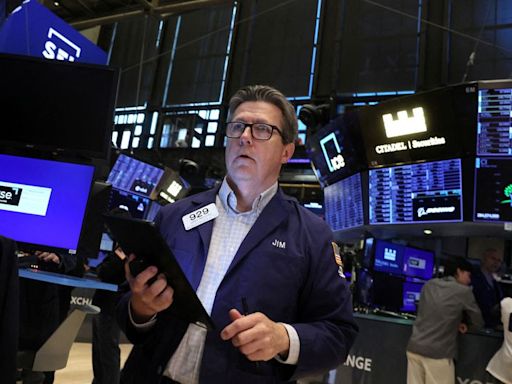 World stocks gain, US yields fall at start of jam-packed week