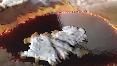 Nasa publica asombroso video de un lago de lava reflectante en infernal luna de Júpiter
