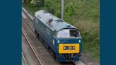 Heritage diesel locomotive passed through Bromsgrove en route to preserved railway8