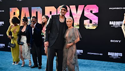 Jada Pinkett Smith and kids support Will Smith at 'Bad Boys: Ride or Die' premiere in LA