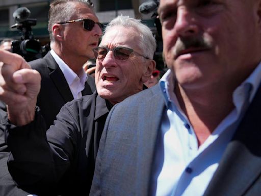 Biden campaign sends allies De Niro and first responders to Trump's NY trial to put focus on Jan. 6