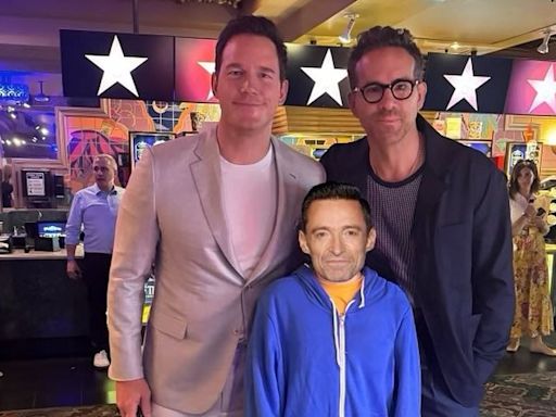 Chris Pratt Photoshops Hugh Jackman's face onto his son Jack