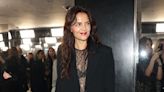 Katie Holmes Puts a Sophisticated Spin on the Goth Aesthetic at New York Fashion Week