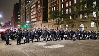 Dozens of protesters arrested as NYPD storm Columbia campus to crush pro-Gaza protest