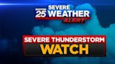 Severe thunderstorm watch issued for parts of Massachusetts