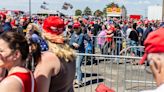 Trump rally attracts thousands to Michigan airport