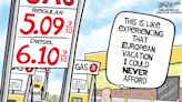 Don Landgren cartoon: Gas prices can make the trip unworthy