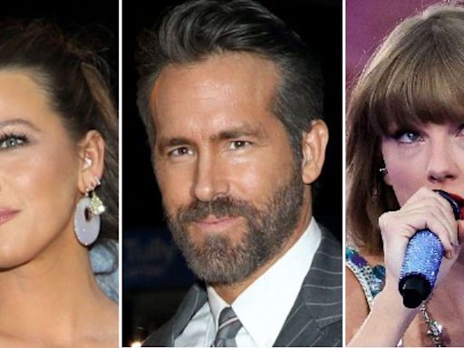 Blake Lively and Ryan Reynolds Share Sweet Kiss During Taylor Swift's Performance of 'Lover' in Madrid: Photos