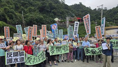 永侒礦區開發案辦說明會 宜蘭員山居民捍衛水源 (圖)