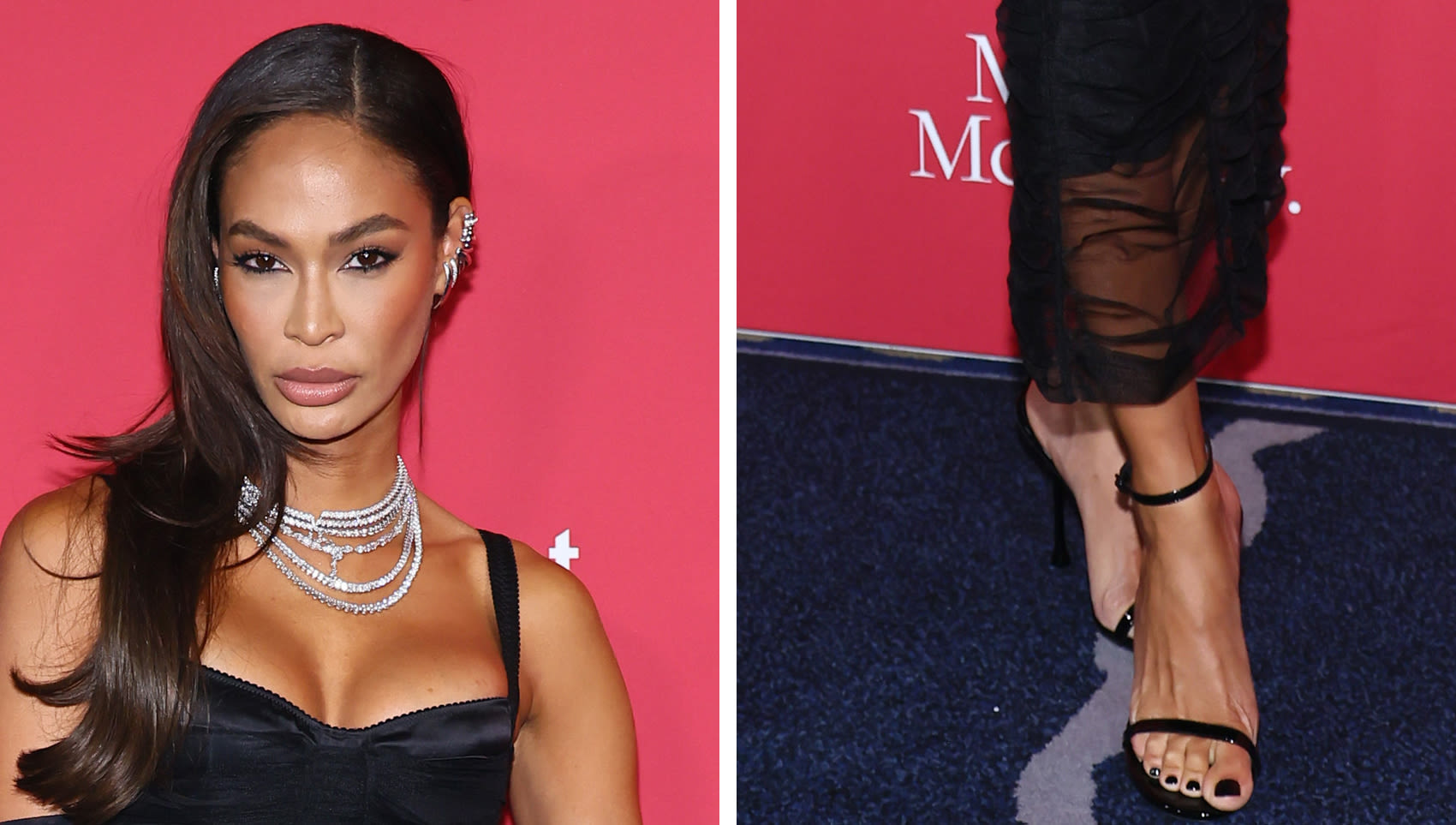 Joan Smalls Dazzles in Giuseppe Zanotti Shoes at The King’s Trust Gala