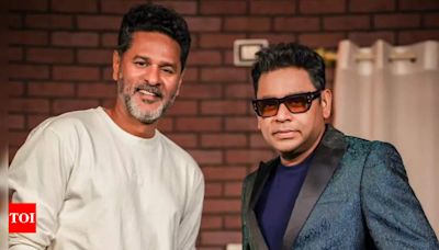 I’m happy & tense about the expectations: Prabhudeva on reuniting with Rahman - Times of India