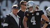 Derek Carr: Jon Gruden’s visit made sense because I played my best football for him