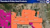 El Paso under excessive heat warning, expects 110-degree record Thursday