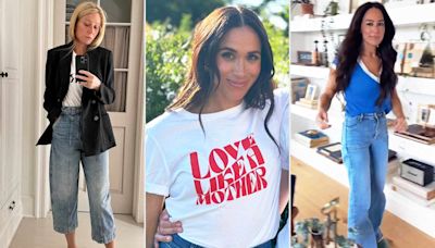 Gwyneth Paltrow, Meghan Markle, and More Celebs Are Proving High-Waisted Mom Jeans Are Still Very Much 'In'