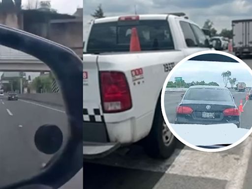 Automovilista graba a asaltantes en la autopista México-Pachuca; su hijo muere tras recibir disparos