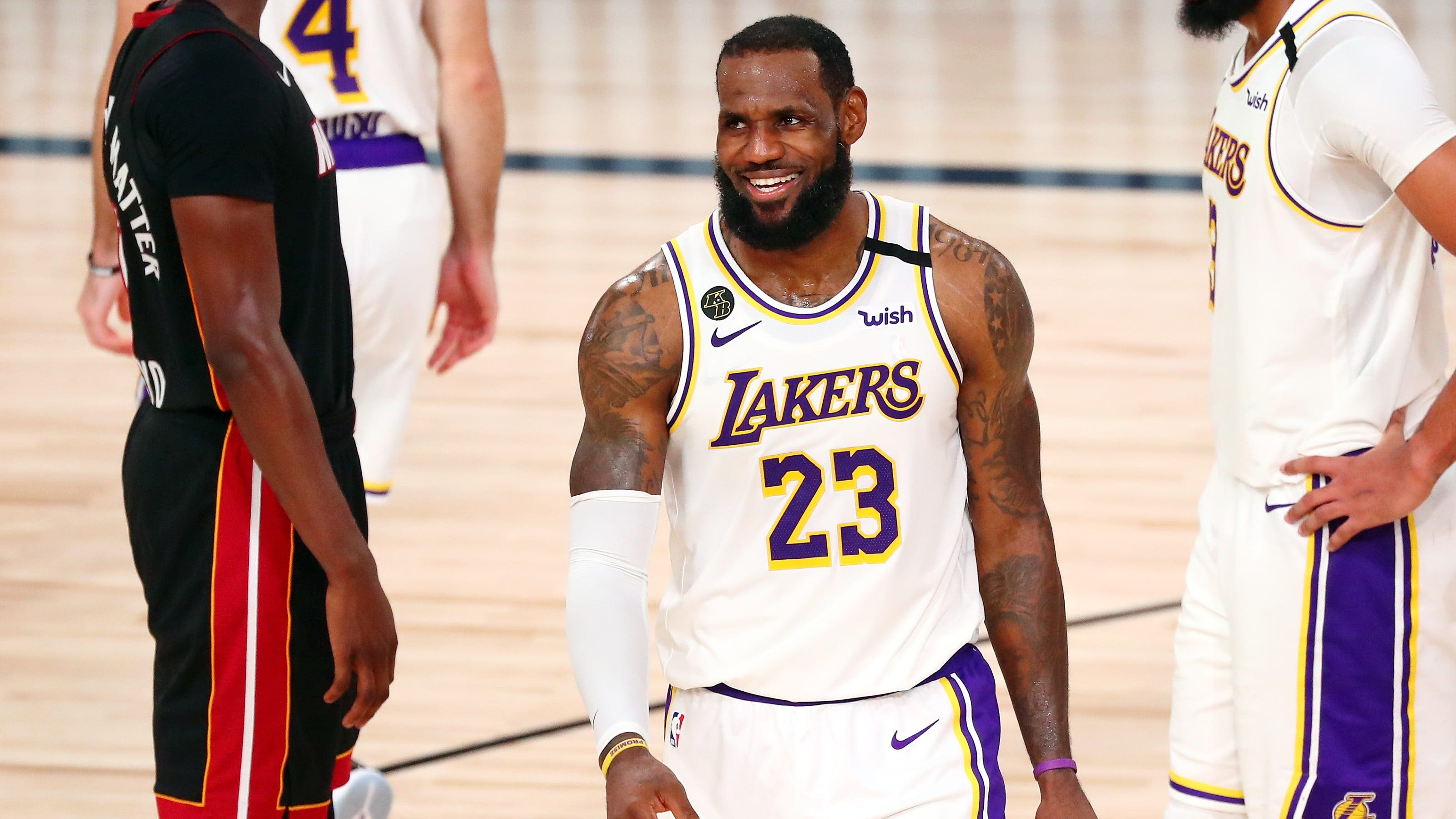 LeBron James' social media post about missing the 2019-20 NBA champion Lakers