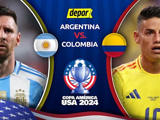 Argentina vs Colombia EN VIVO vía TV Pública y GOL Caracol por la final de la Copa América