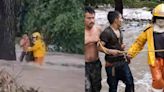 VIDEO: Rescatan a joven atrapado en la corriente del río San Marcos en Ciudad Victoria