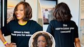 Gayle King wears ‘Oprah is fine’ shirt after revealing Winfrey went to ER with stomach flu