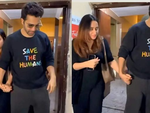 Newbie parents Varun Dhawan and Natasha Dalal step out for a movie date | Hindi Movie News - Times of India