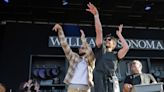 Steph Curry and Bradley Cooper throw cheesesteaks at BottleRock