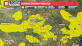 Moderate drought returns to part of the region with Drought Monitor update on Thursday