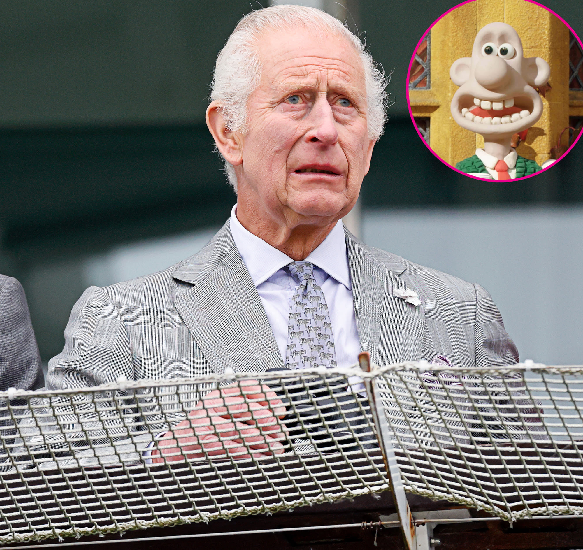 Animal Rights Activists ‘Redecorated’ King Charles’ New Portrait With ‘Wallace and Gromit’ Cartoon