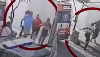 Video revela el momento en que el alcalde de Puente Piedra abandona la ambulancia: sereno agredió a policía para ayudarlo