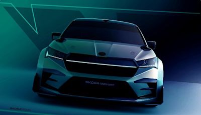 SKODA推出Enyaq RS Race電動概念賽車暗示將進軍電動賽事