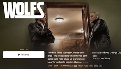 George Clooney, Brad Pitt’s ‘Wolfs’ Breaks Apple TV+ Streaming Records • iPhone in Canada Blog