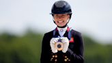 Charlotte Fry celebrates adding individual bronze to team triumph