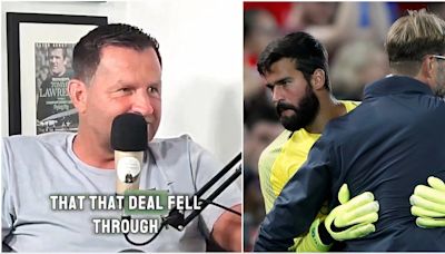 Liverpool goalkeeping coach reveals the one player Klopp nearly signed instead of Alisson