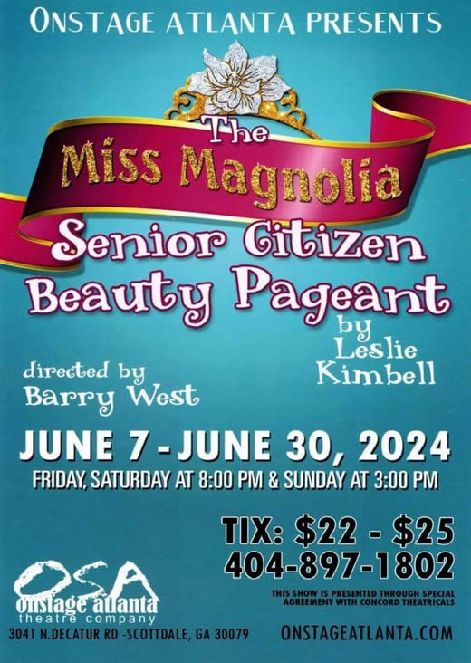 The Miss Magnolia Senior Citizen Beauty Pageant in Atlanta at Onstage Atlanta 2024