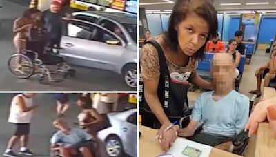 New footage shows woman who used dead uncle to ‘sign’ bank loan arriving by taxi — with driver helping move the body