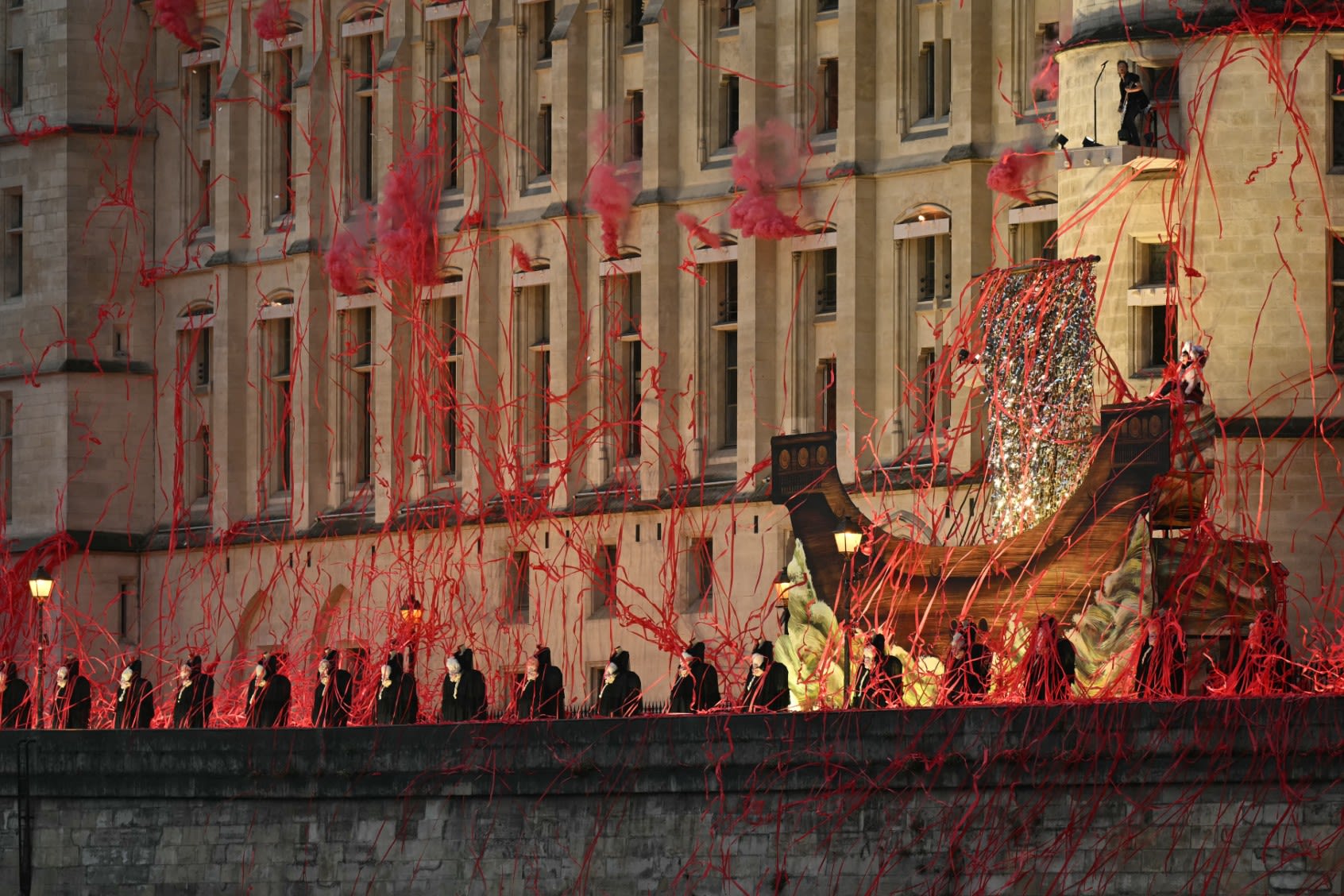 "So metal": Headless Marie Antoinette steals the show at Paris Olympics opening ceremony