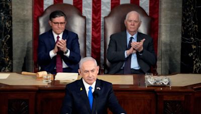 In Capitol address, Israeli leader calls for U.S. backing to defeat Hamas