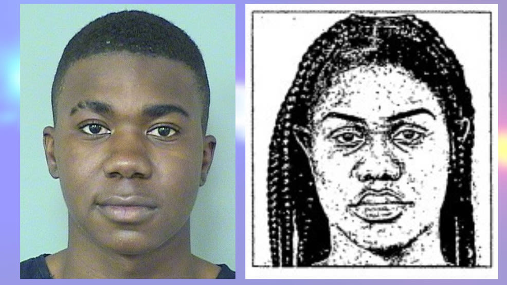 West Palm Beach man accused in 4-county crime spree, Belle Glade woman still at large