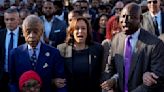Kamala Harris leads Bloody Sunday memorial as marchers' voices ring out for voting rights