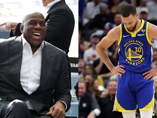 “The Last Sentence Is Foul”- Magic Johnson’s Congratulatory Message to Stephen Curry Goes Viral for a Very Wrong Reason