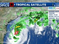 Francine reaches hurricane strength, making her way toward Louisiana