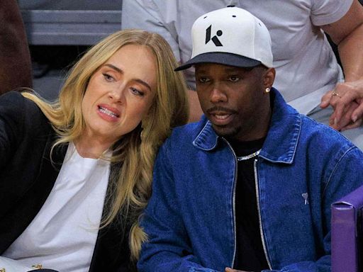 Adele and Rich Paul Have Courtside Date Night at Los Angeles Lakers vs. Denver Nuggets Game