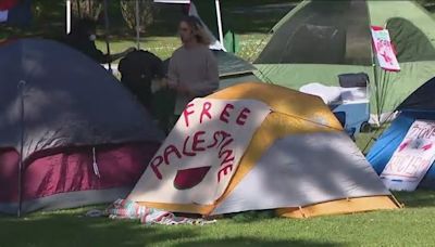 San Francisco State pro-Palestinian protesters rally for Israel divestment