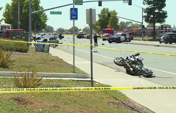 Vacaville police officer involved in major crash, condition unknown