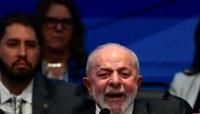 Brazilian President Luiz Inacio Lula da Silva speaks during the pre-launch of the Global Alliance Against Hunger...