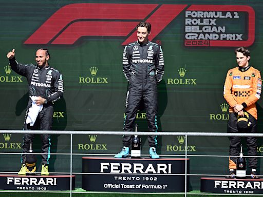 Mercedes shows it's back near the top of Formula 1 despite George Russell's Belgian Grand Prix DQ